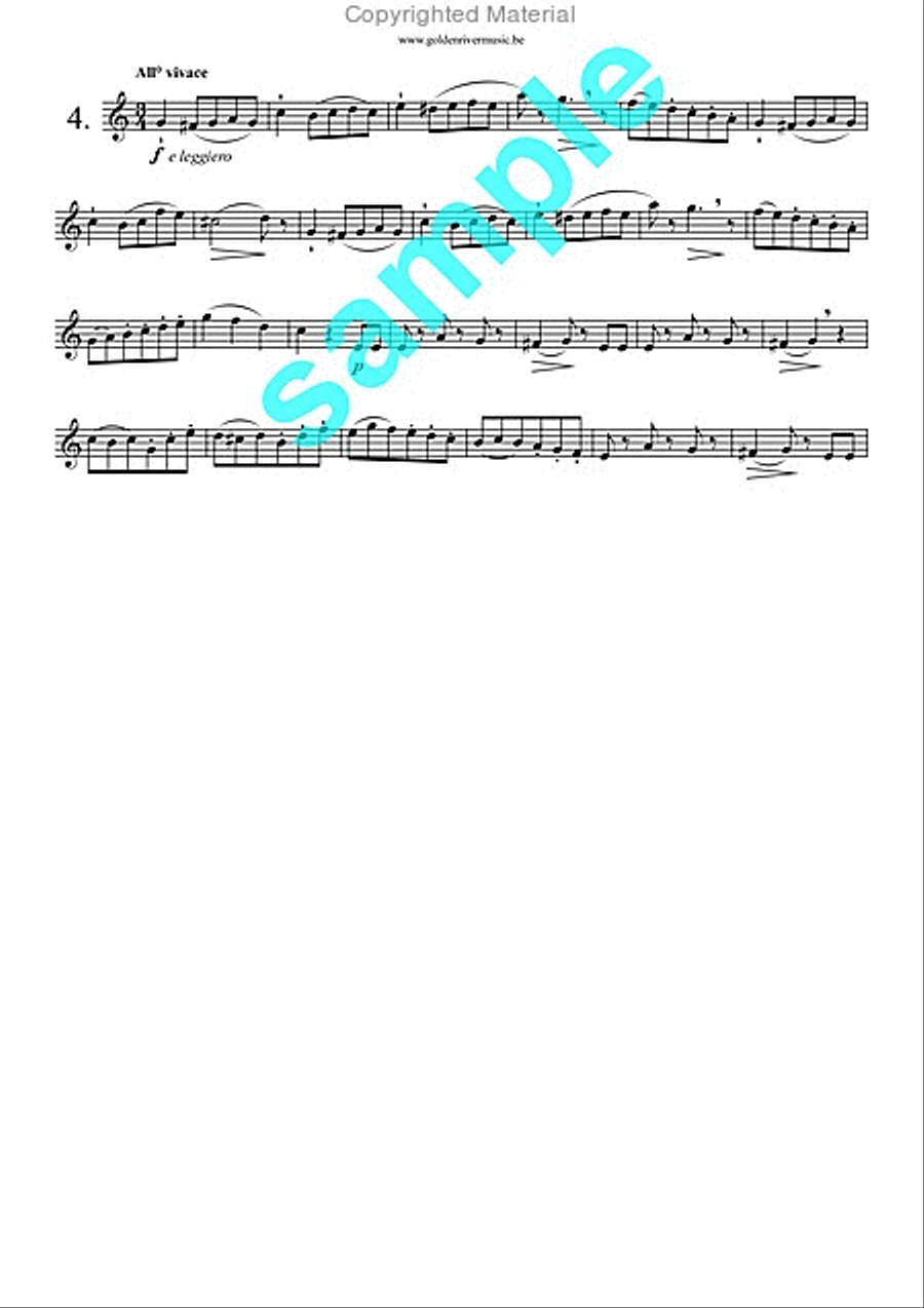 12 Grands Caprices op. 32 for horn School and Community scores gallery preview page 5