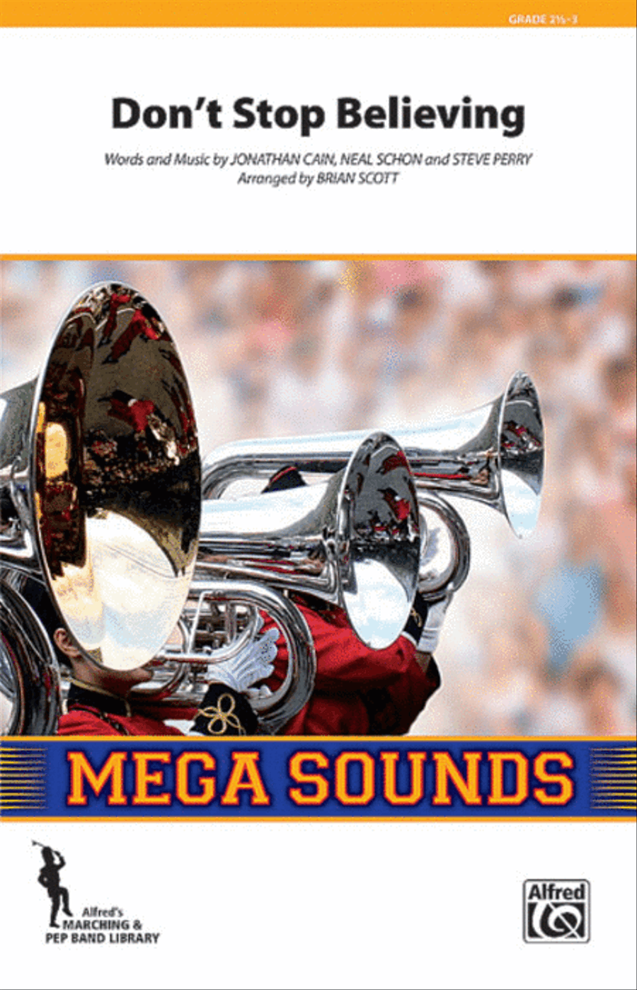 Don't Stop Believin' Marching Band scores gallery preview page 1