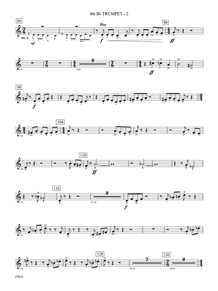 Symphonic Essay: 4th B-flat Trumpet