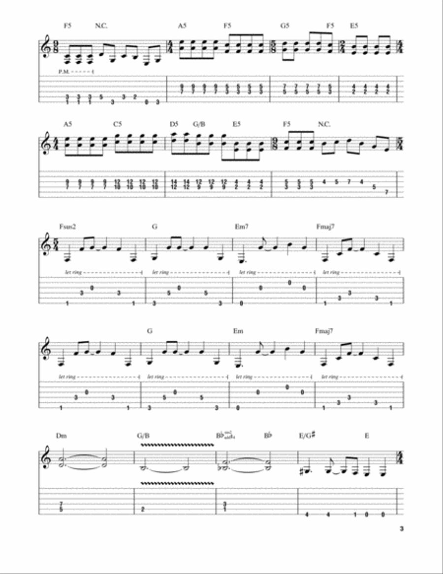 Breaking All Illusions Electric Guitar scores gallery preview page 3