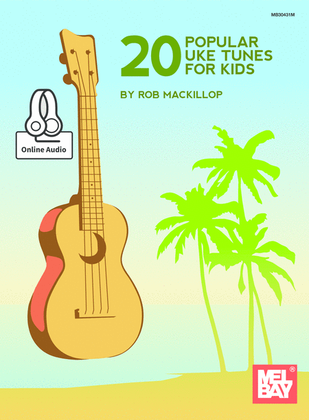 Book cover for 20 Popular Uke Tunes for Kids
