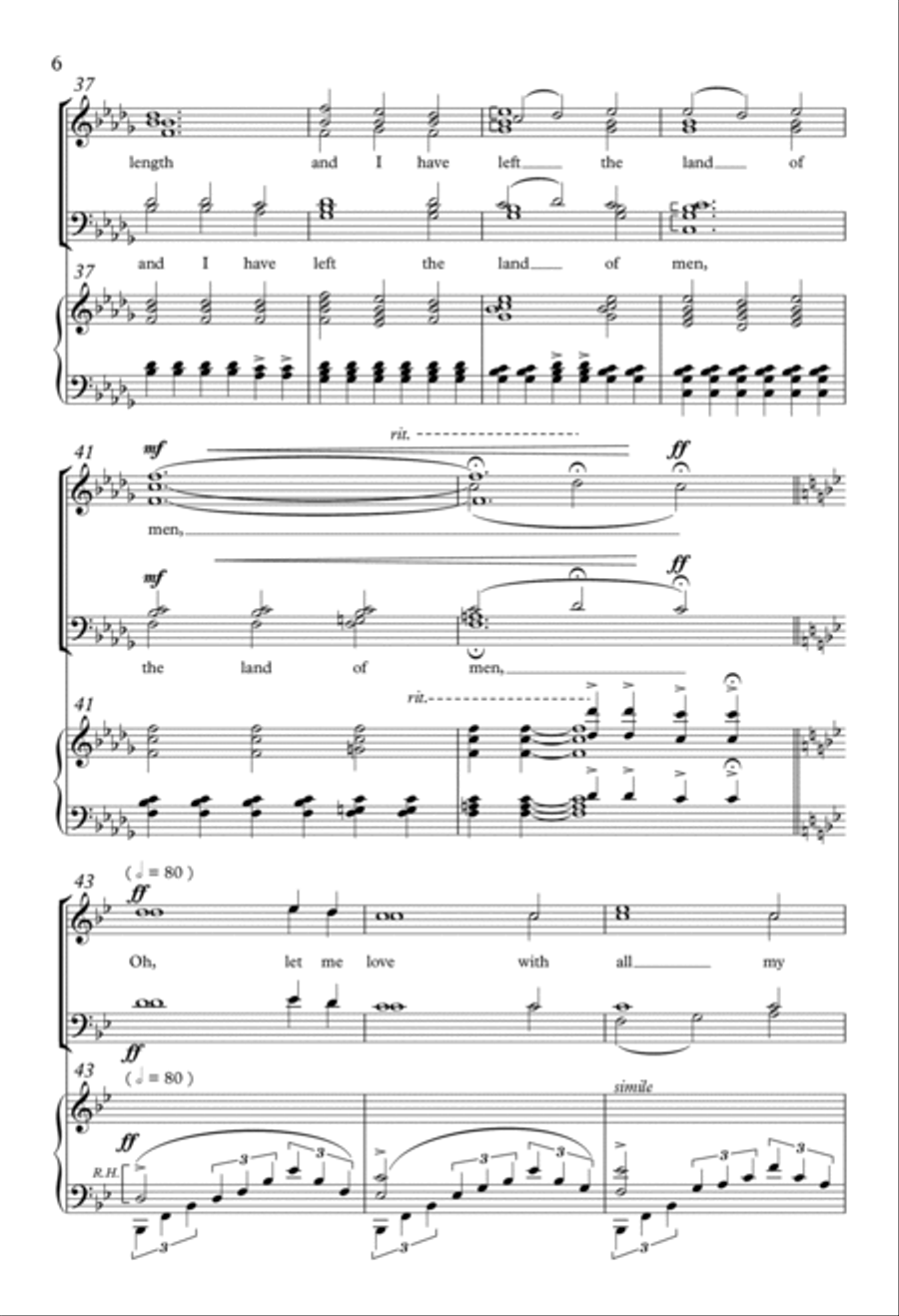 Prayers of Teasdale 4-Part scores gallery preview page 4