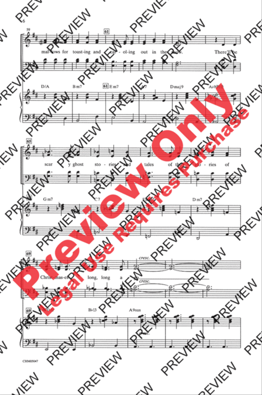 It's the Most Wonderful Time of the Year 4-Part scores gallery preview page 6