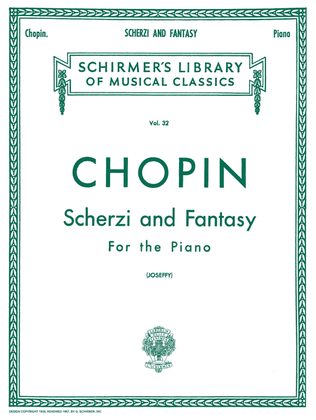 Book cover for Scherzi; Fantasy in F Minor