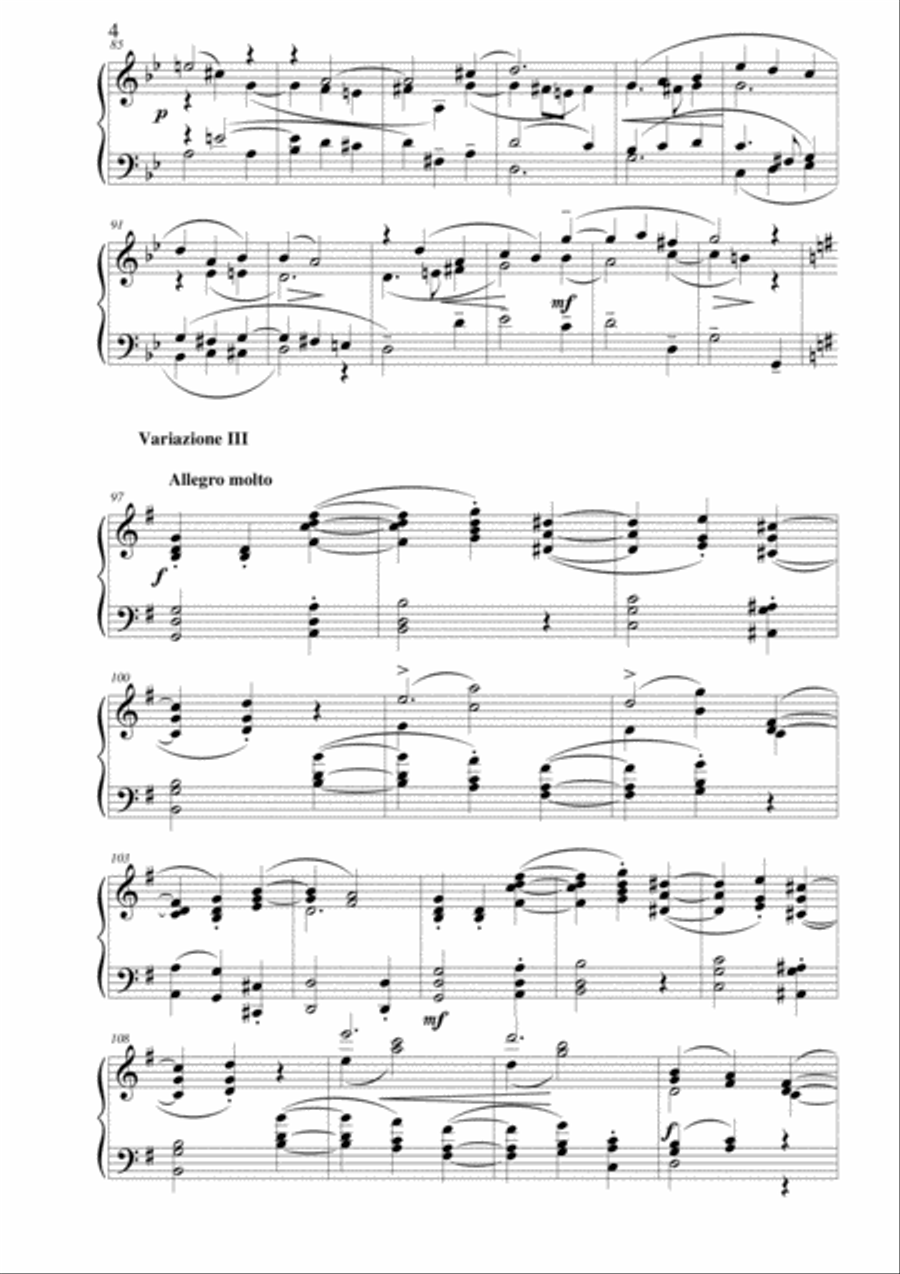 Variazioni su un tema di Bach in differenti stili storici (CM 2015) Small Ensemble scores gallery preview page 6