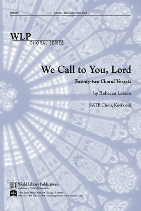 Book cover for We Call to You, Lord