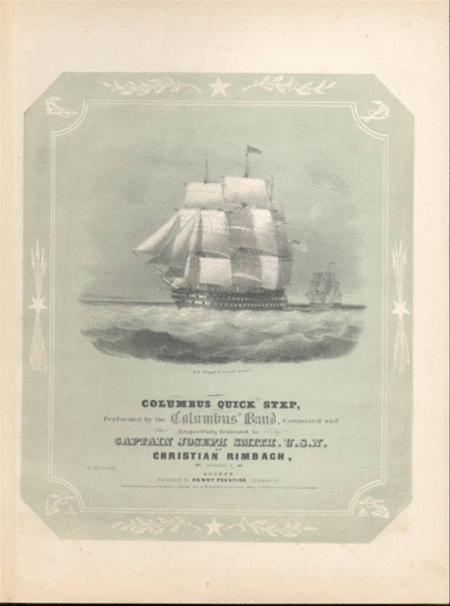 Columbus Quick Step Piano Solo scores gallery preview page 1