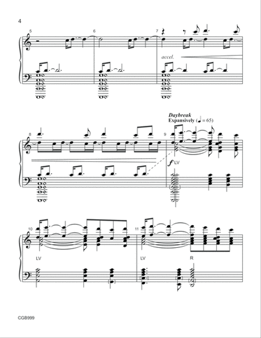 Kodiak Handbell Choir scores gallery preview page 4