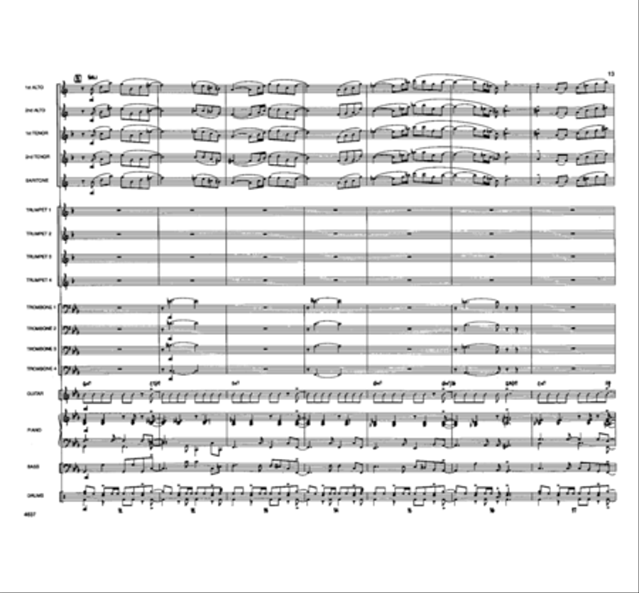 Night Rider Jazz Ensemble scores gallery preview page 12