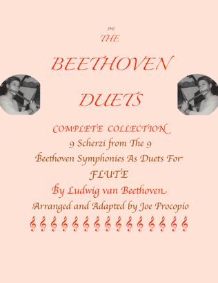 The Beethoven Duets For Flute Complete Collection (All 9 Scherzi)