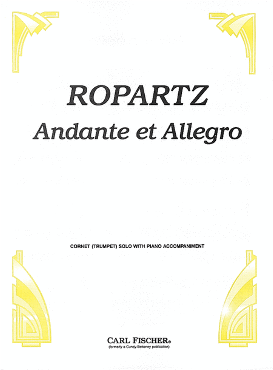 Andante Et Allegro Cornet scores gallery preview page 1