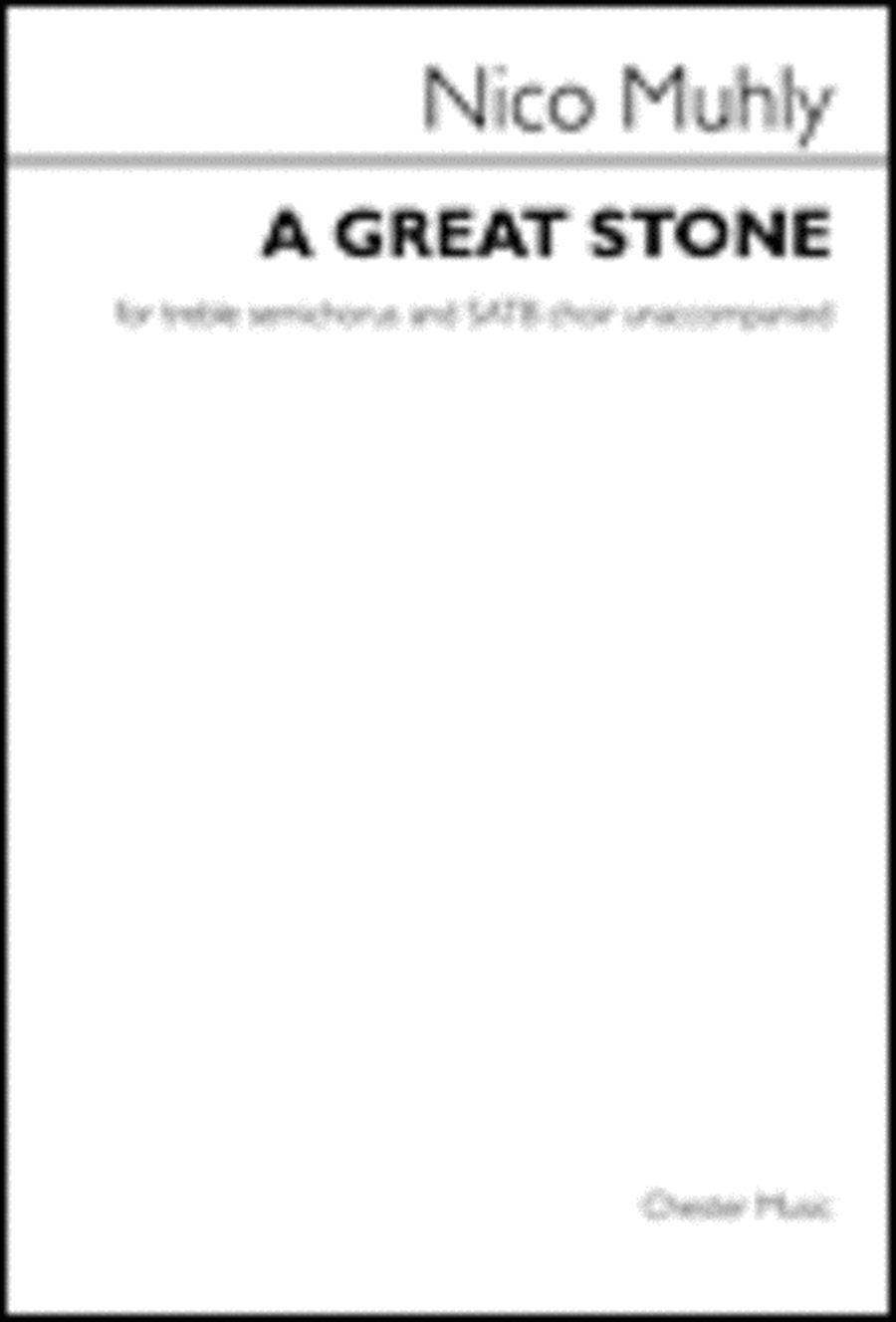 A Great Stone 4-Part scores gallery preview page 1