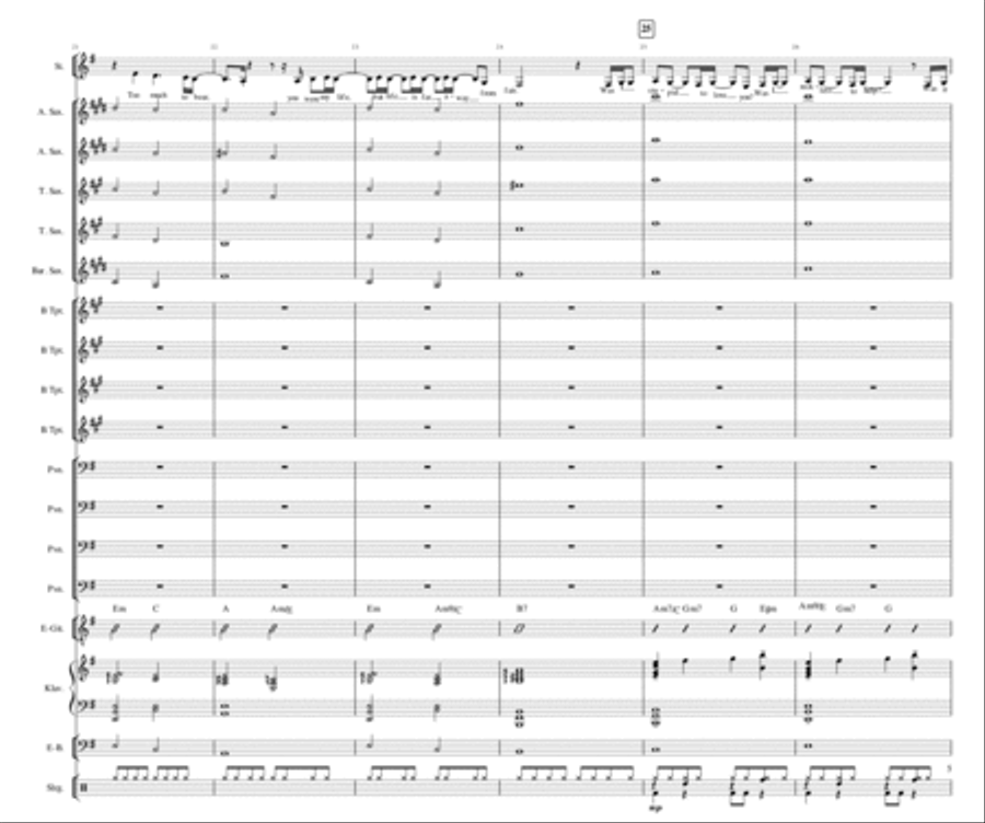 No Time To Die No Time To Die Jazz Ensemble scores gallery preview page 5