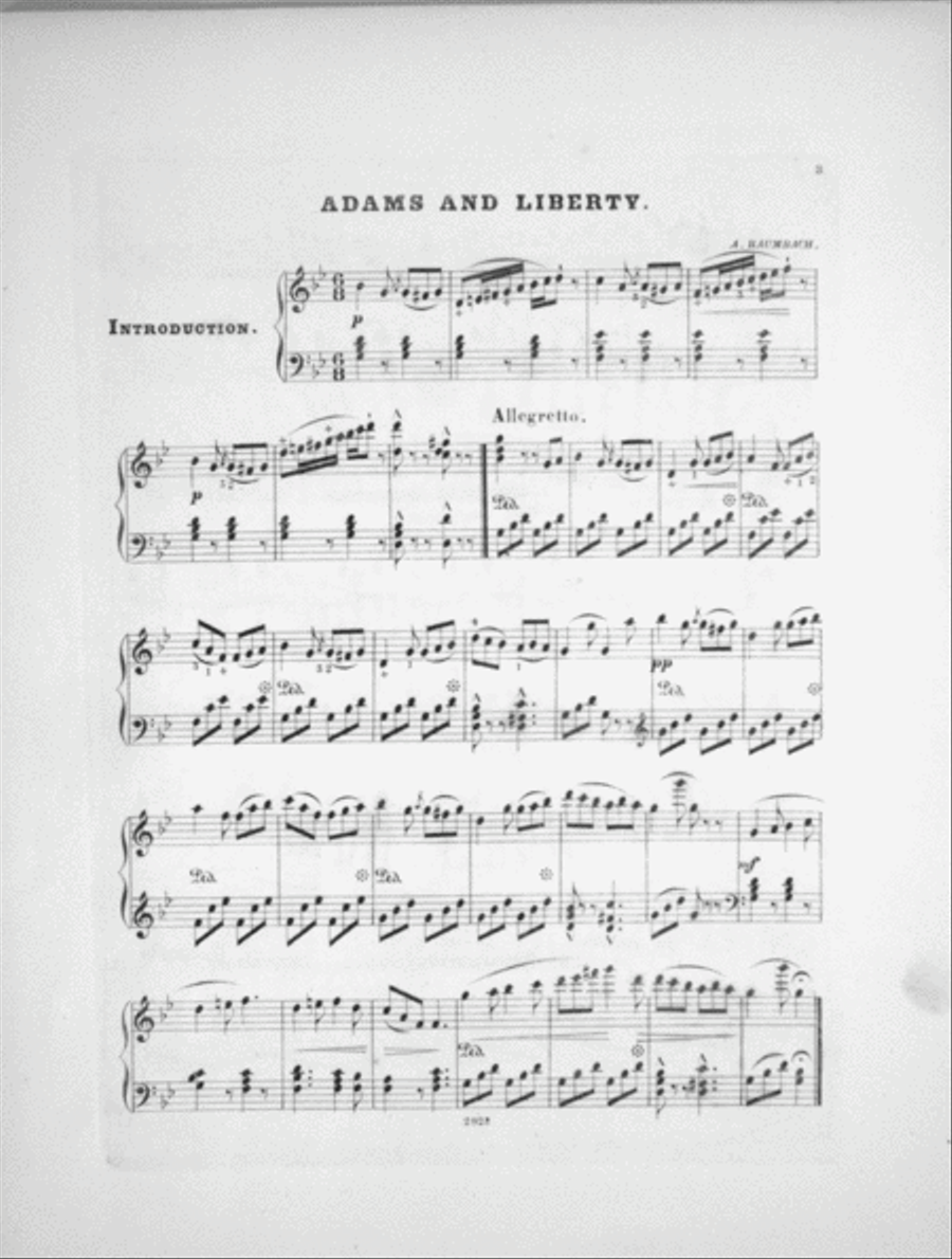 Adams and Liberty. Popular Melod Piano Solo scores gallery preview page 3
