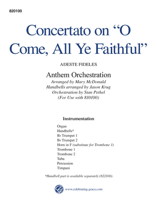 Concertato on "O Come, All Ye Faithful" Orchestration
