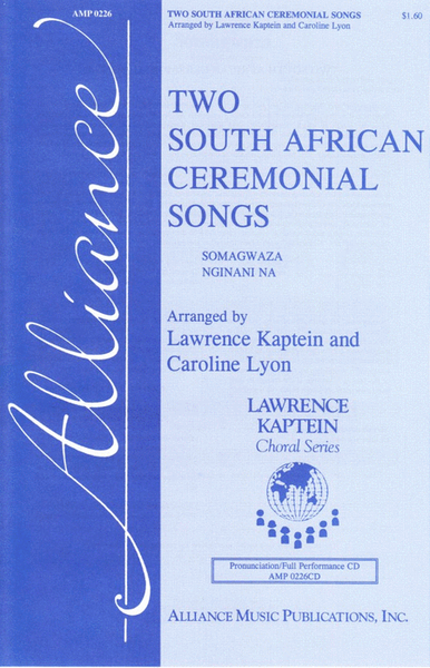 Two South African Ceremonial Songs image number null