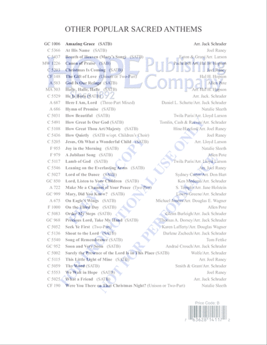Spanish Lullaby SA scores gallery preview page 8