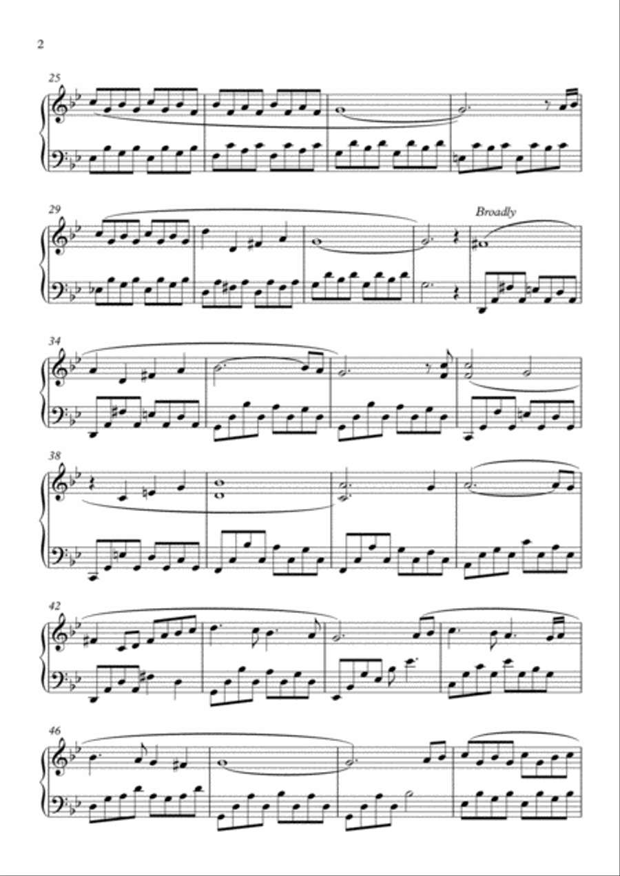 She Keeps to Herself Piano Solo scores gallery preview page 2
