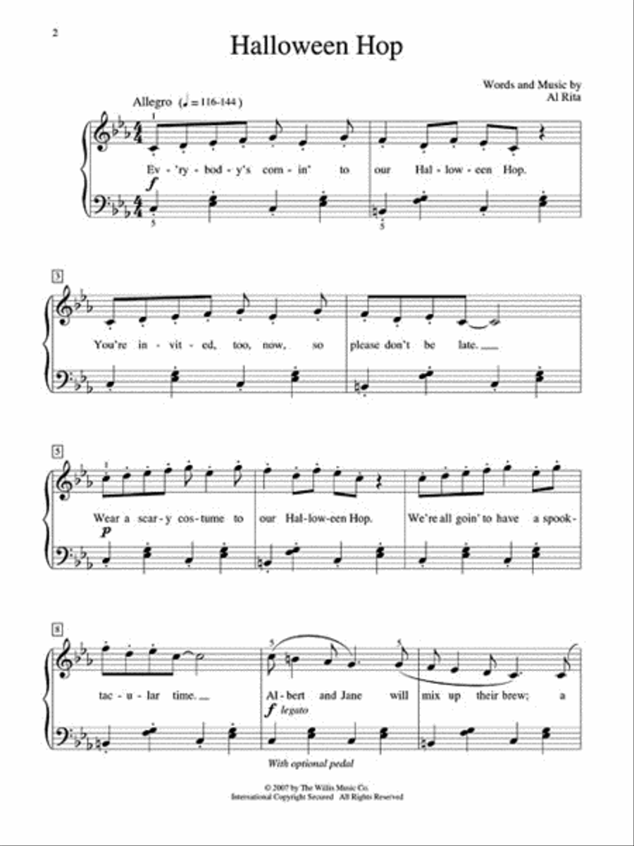 Halloween Hop Halloween Hop Piano scores gallery preview page 2
