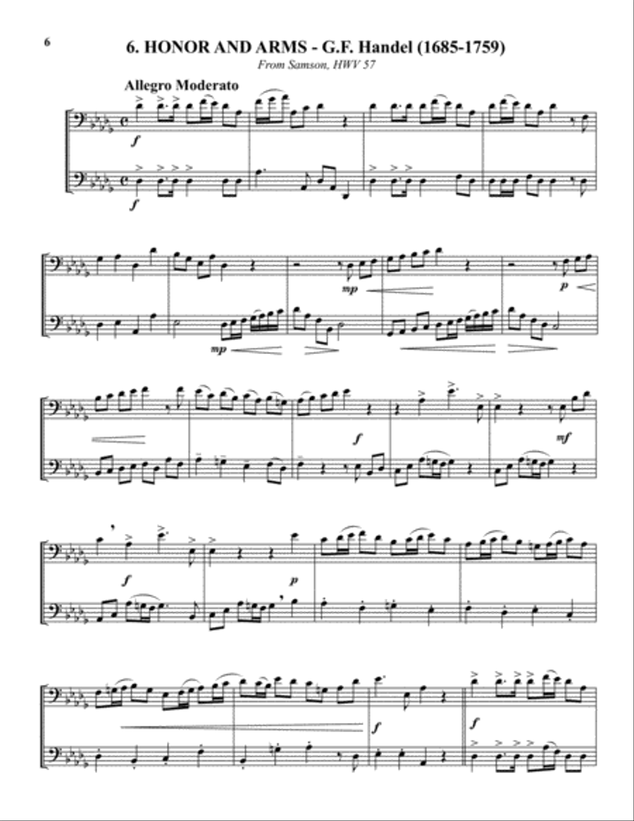 20 Trombone Duets Trombone Duet scores gallery preview page 6