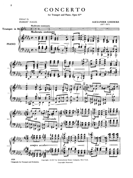 Concerto, Opus 41