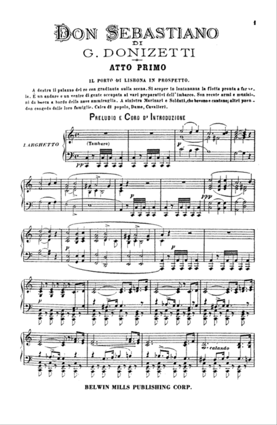 Don Sebastiano Don Sebastiano Voice scores gallery preview page 8