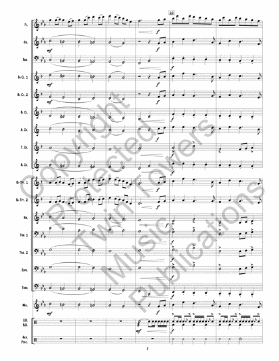 The Red Bird Lumber Company March Concert Band scores gallery preview page 6
