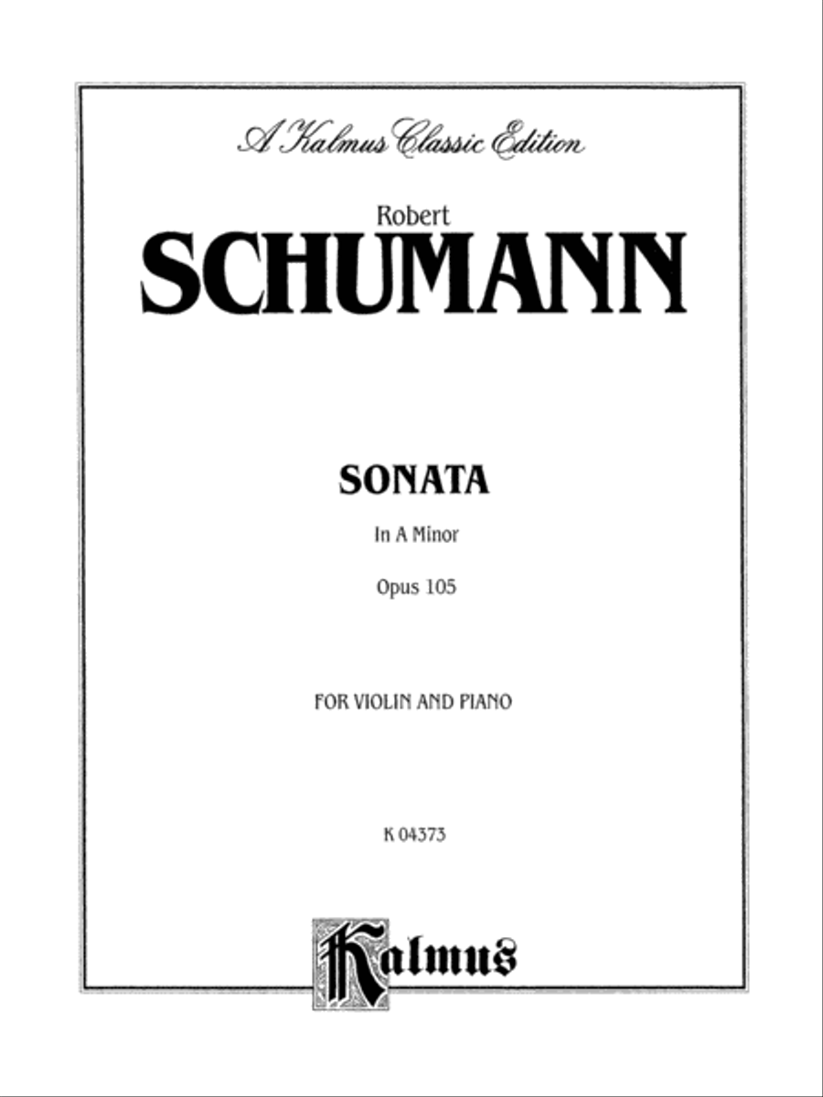 Sonata in A Minor, Op. 105