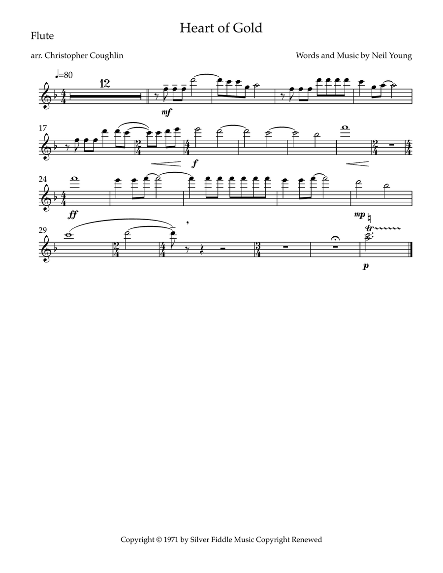 Heart Of Gold Marching Band scores gallery preview page 5