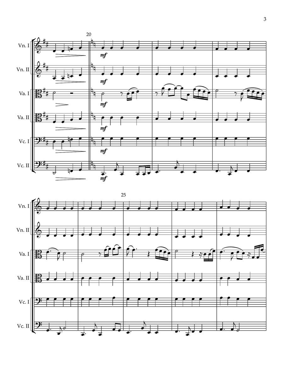 I'll Stand By You Cello scores gallery preview page 3