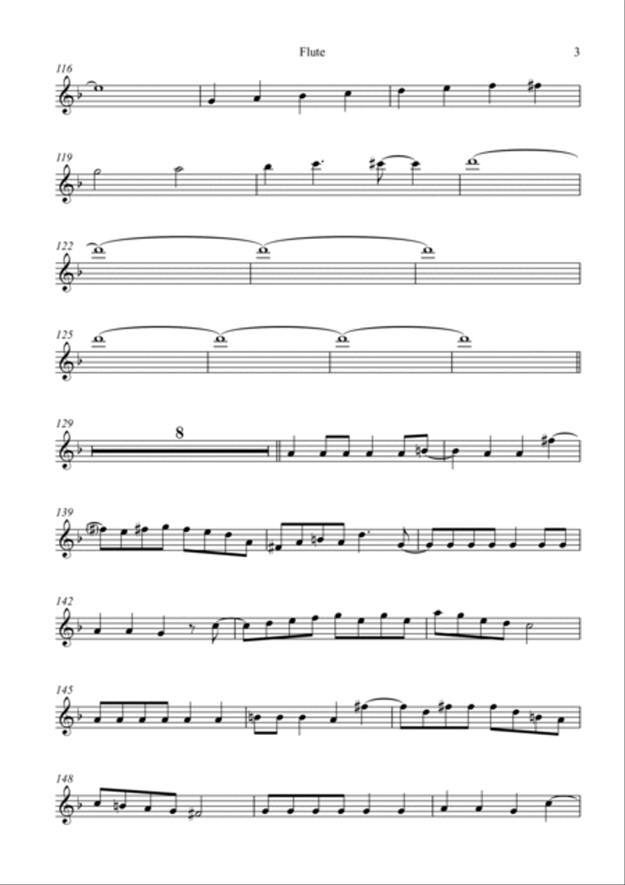 The Devil Went Down To Georgia Flute Solo scores gallery preview page 3