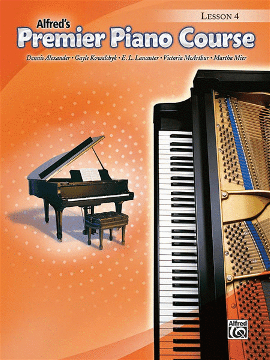 Premier Piano Course Lesson Book, Book 4 Piano Method scores gallery preview page 1
