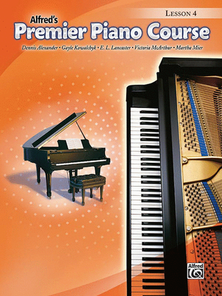 Book cover for Premier Piano Course Lesson Book, Book 4