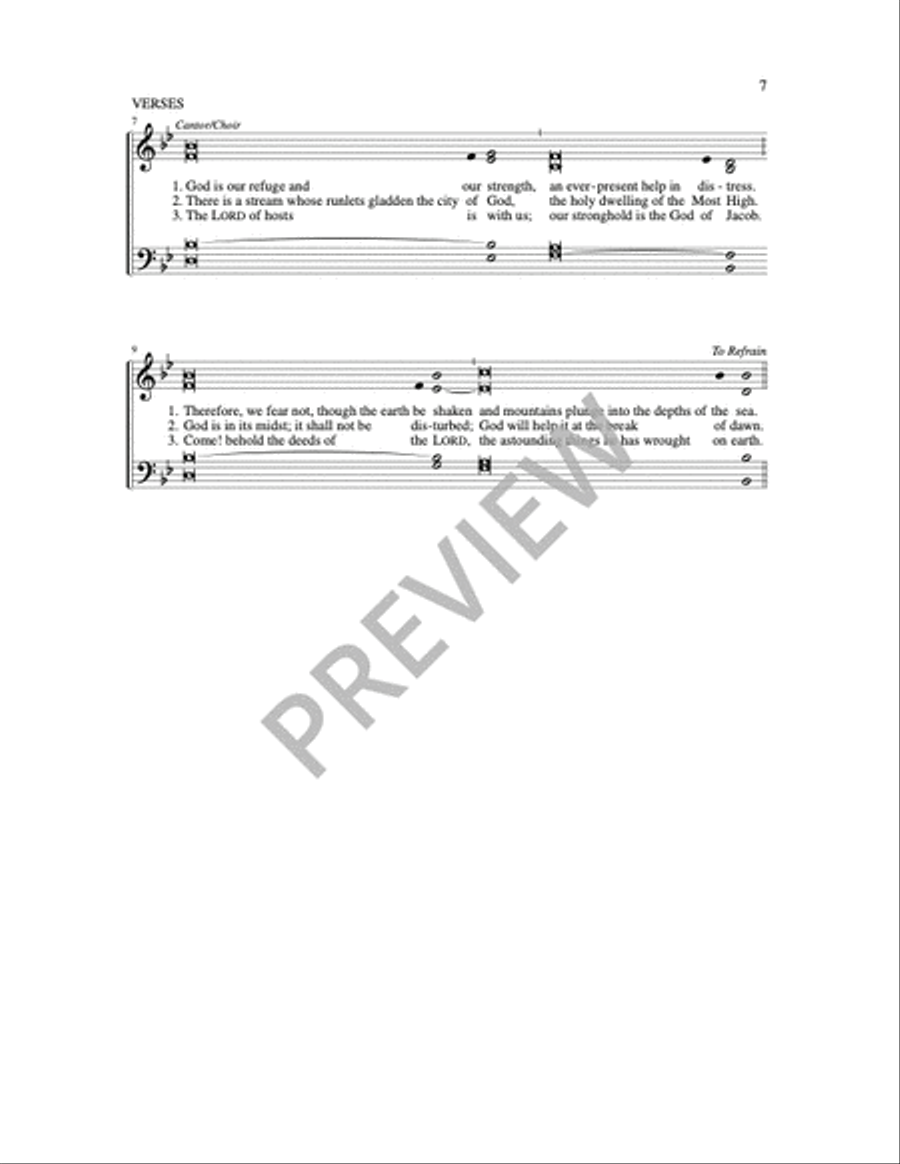 Psalms for Feasts Psalms for Feasts 4-Part scores gallery preview page 4
