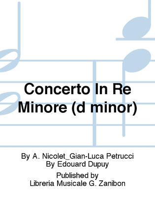 Concerto In Re Minore (d minor)
