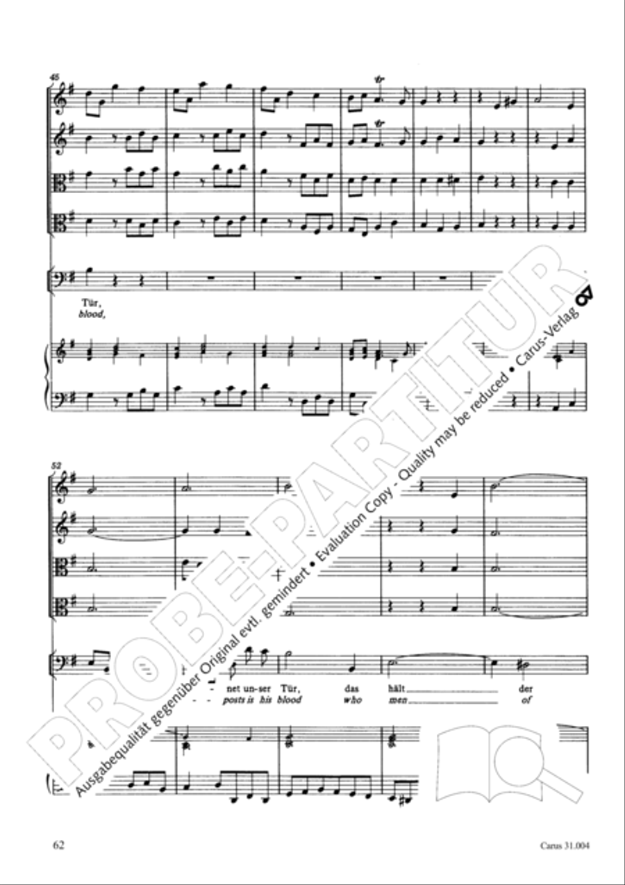 Christ lay in death's cold prison (Christ lag in Todesbanden) 4-Part scores gallery preview page 63