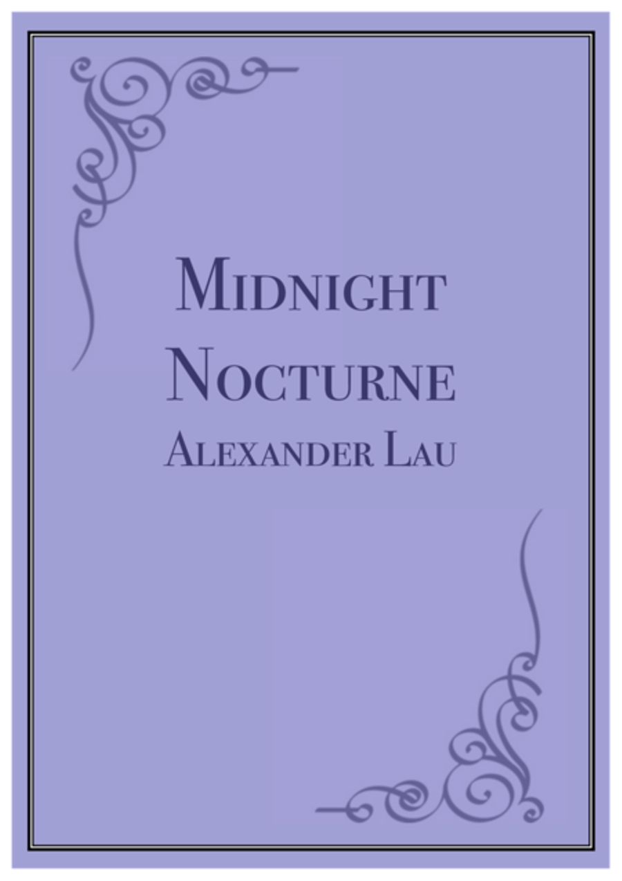 Midnight Nocturne Chamber Orchestra scores gallery preview page 1