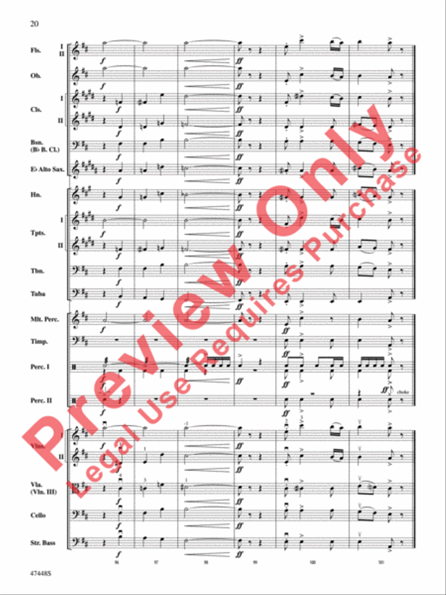 I'm Seventeen Come Sunday Full Orchestra scores gallery preview page 21