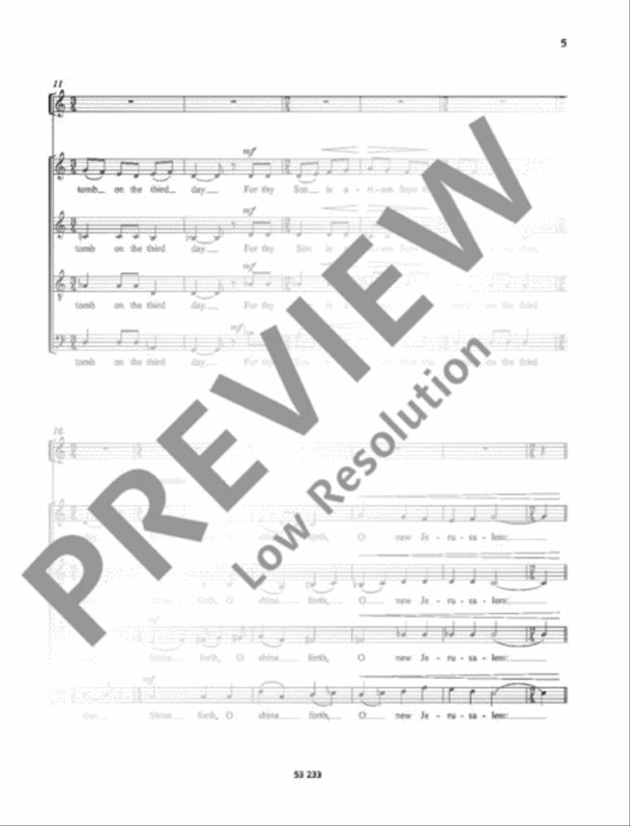 The Angel Cried 4-Part scores gallery preview page 6