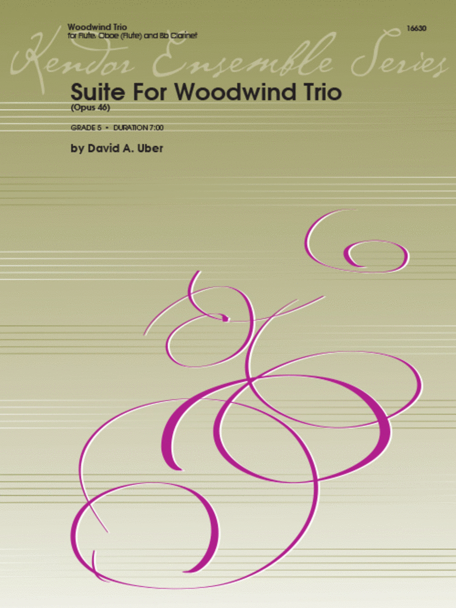 Suite For Woodwind Trio