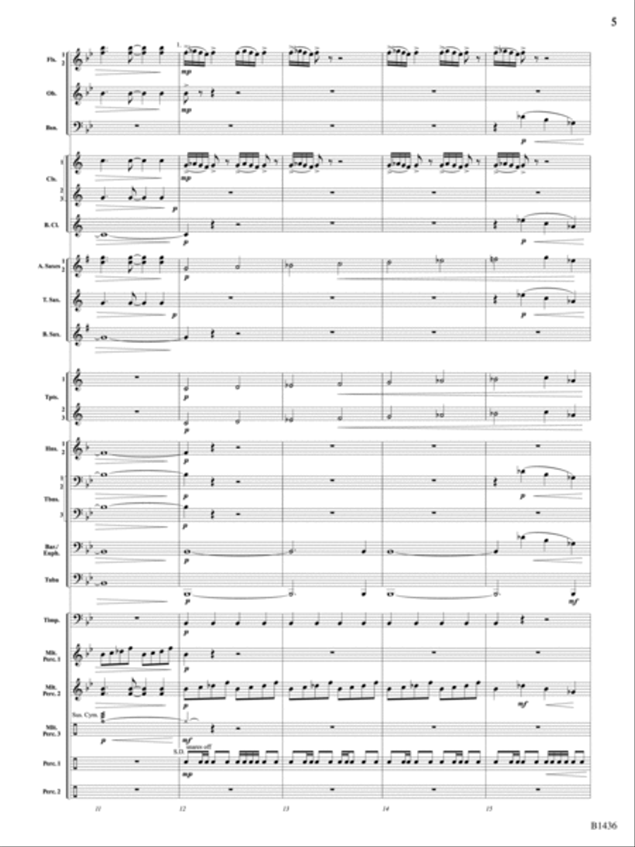 The Heart of Madness: Score Concert Band scores gallery preview page 5