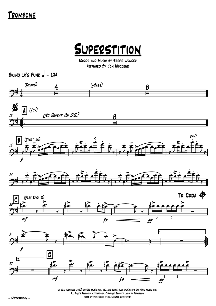 Superstition Jazz Ensemble scores gallery preview page 2