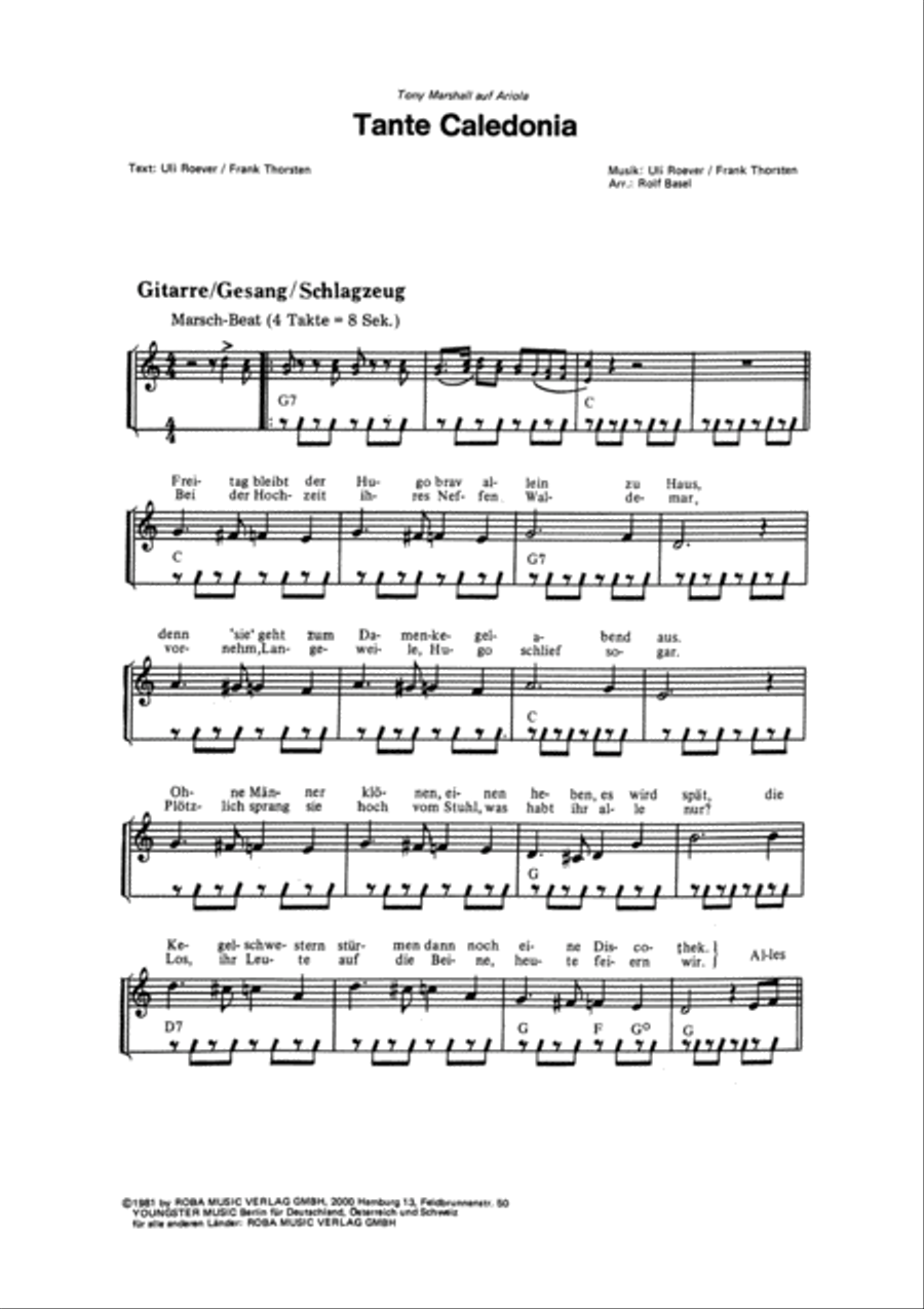 Tante Caledonia Tante Caledonia Tenor Saxophone scores gallery preview page 4