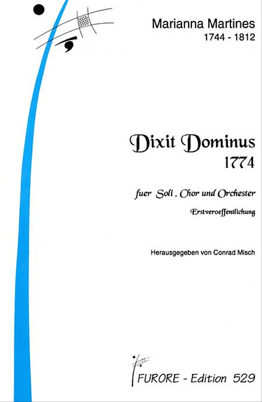 Dixit Dominus Choir scores gallery preview page 1