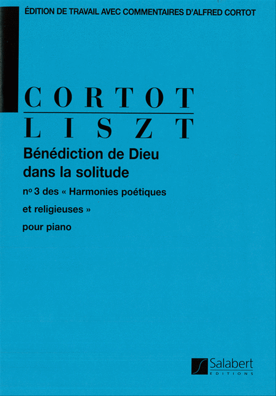Bénédiction de Dieu dans la solitude Piano Solo scores gallery preview page 1