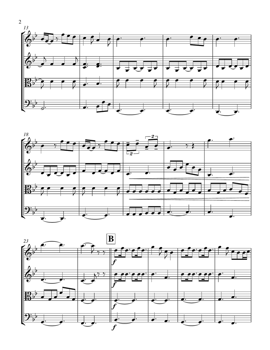 A Thousand Years A Thousand Years String Quartet scores gallery preview page 2