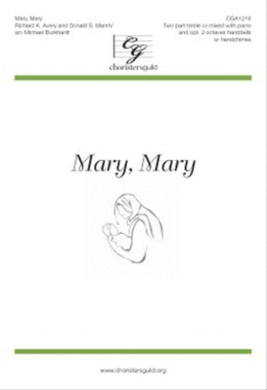 Mary, Mary Unison Choir scores gallery preview page 1