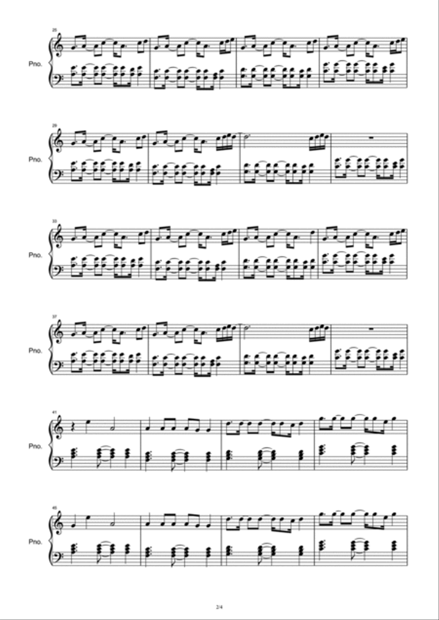 This Is What You Came For Piano Solo scores gallery preview page 2