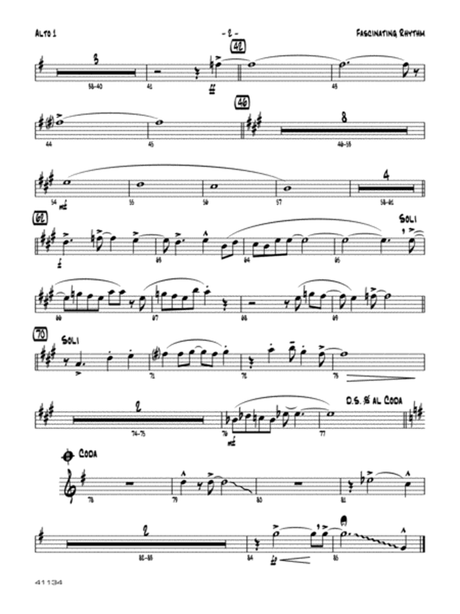 Fascinating Rhythm: E-flat Alto Saxophone