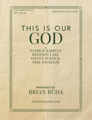 Book cover for This Is Our God
